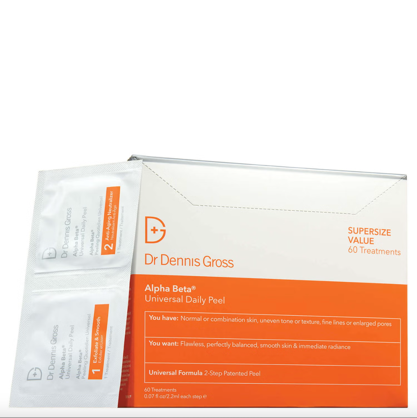 Dr Dennis Gross Alpha Beta Universal Daily Peel (60 Pack, Worth $204)